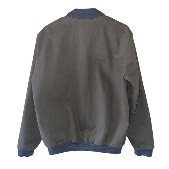 Blade And Blue Mens Jacket Size Medium Green Whichkim Bomber Pure Cotton - Picture 2 of 9